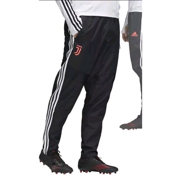 Adidas Originals Black Juventus Adicolor Track Pants Mens 2XL NWT Soccer Futbol - Picture 1 of 14